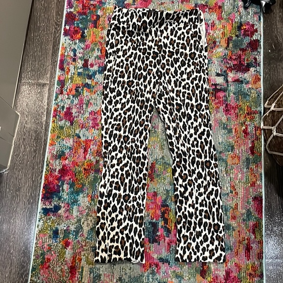J. Crew Remi Cheetah Leopard Print Pant - NWT size 2 - Picture 2 of 3